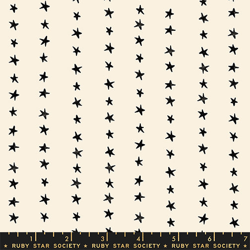 Daisy Days by Alexia Marcelle Abegg : Starry Stripe Black On Natural RS4175 12