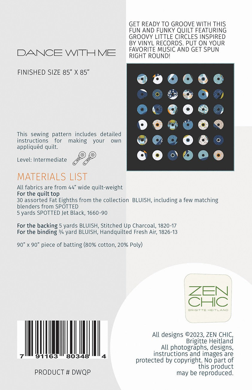 Dance With Me Applique Quilt Pattern by Zen Chic