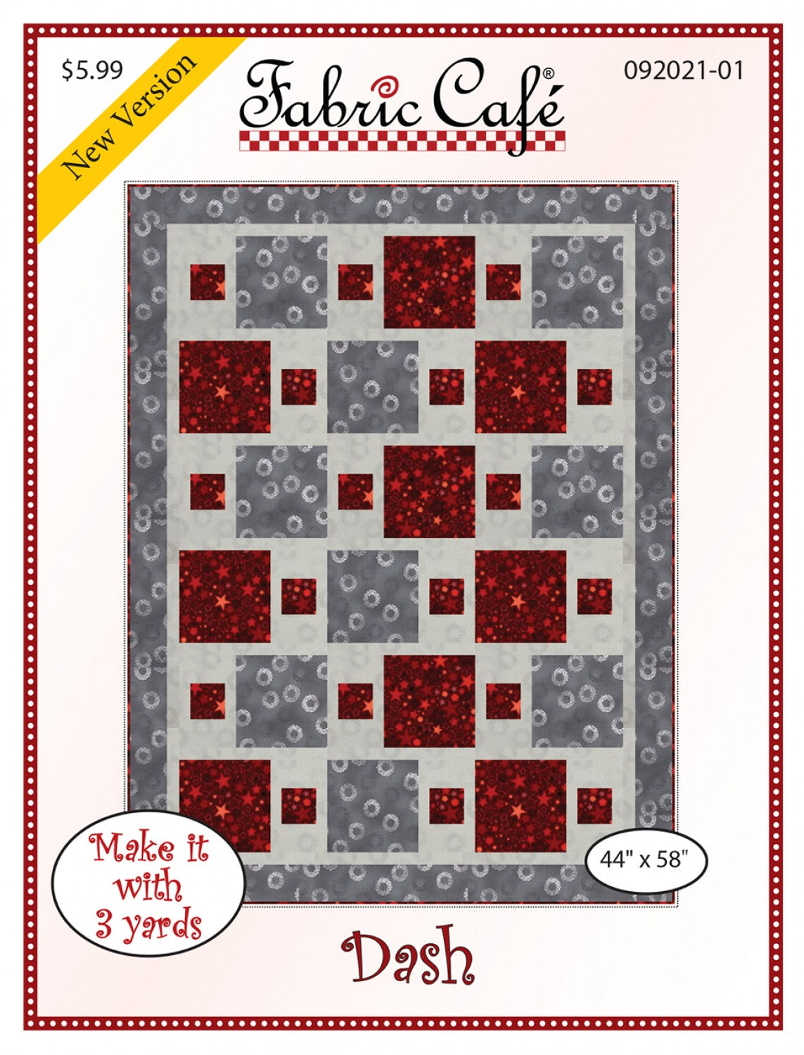 Dash Quilt Pattern by Fabric Cafe