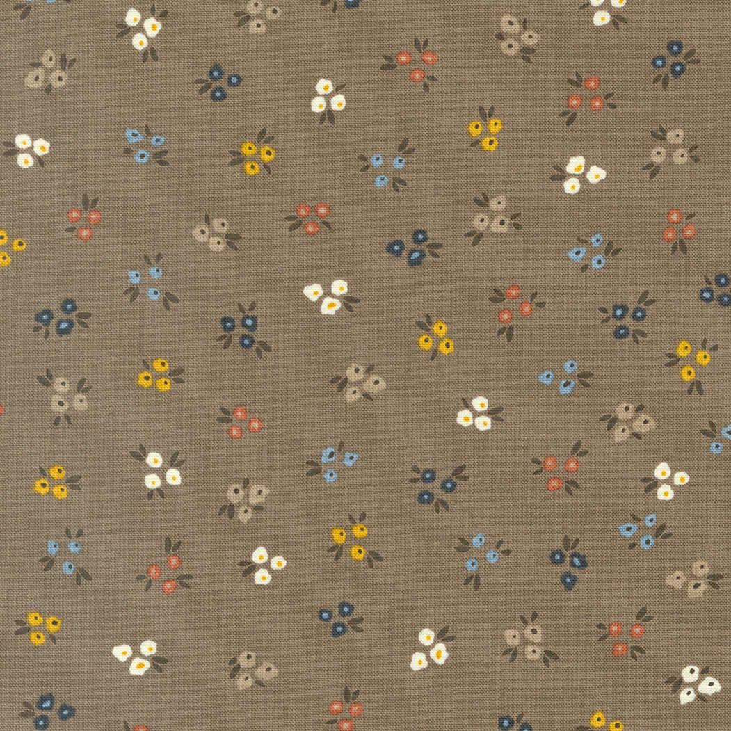 Dawn On The Prairie by Fancy That Design House - Sweet Ditsy - Saddle 45573 14