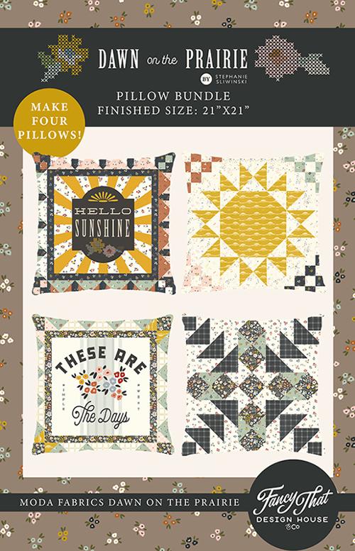 Dawn on the Prairie by Fancy That Design House - Pillow Bundle Pattern