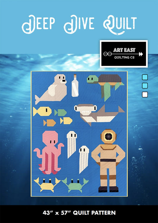 Deep Dive Quilt Pattern by Art East Quilting Co
