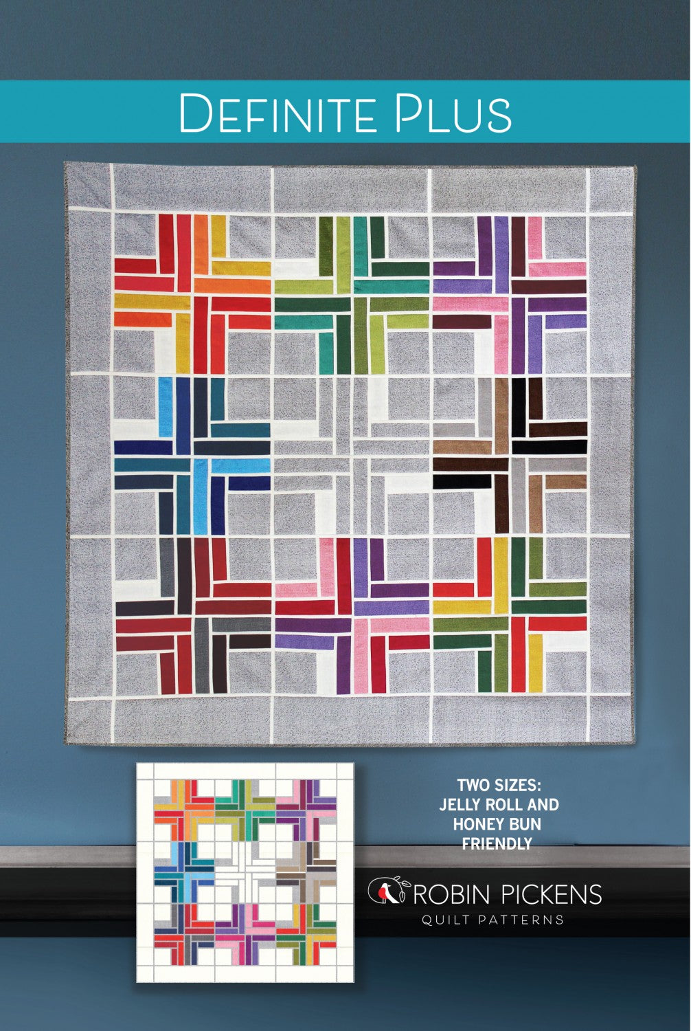 Definite Plus Quilt Pattern by Robin Pickens