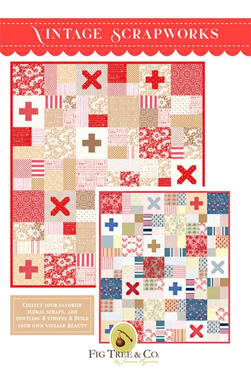 Denim & Daisies by Fig Tree & Co. : Vintage Scrapworks Quilt Kit