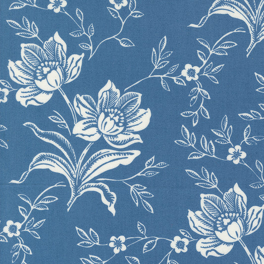 Denim & Daisies by Fig Tree & Co.: Woodcut Bloom Denim 35380 17
