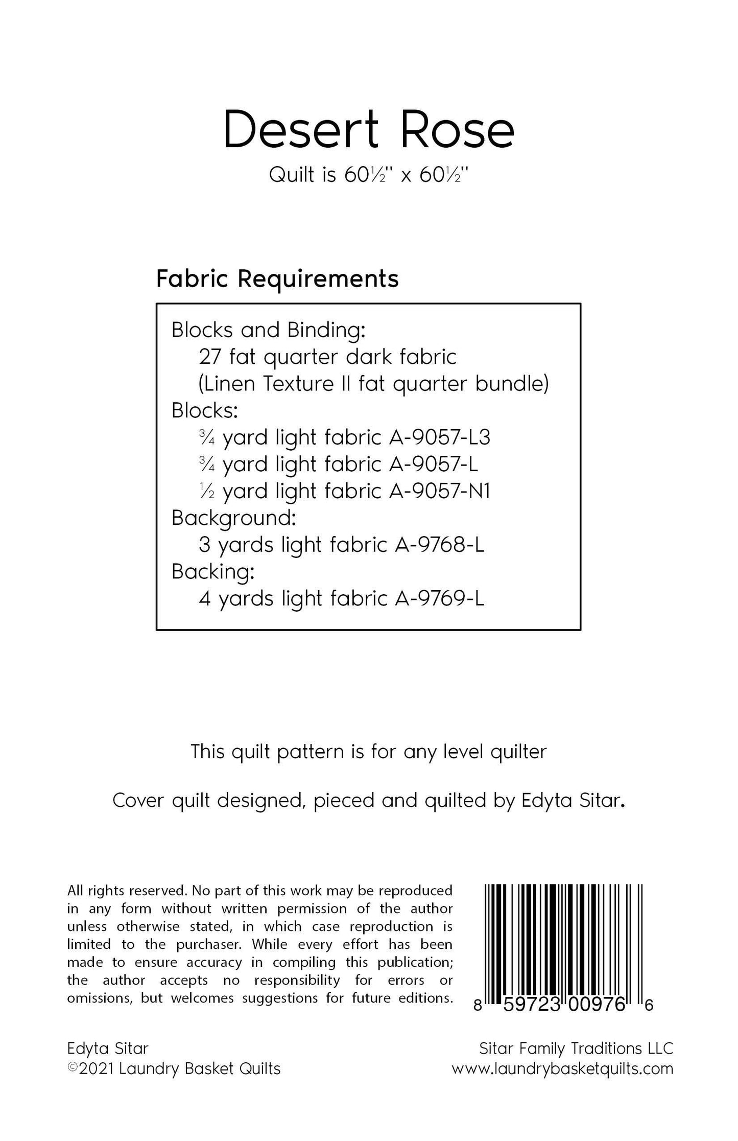 Desert Rose # LBQ-0976-P - Special Order