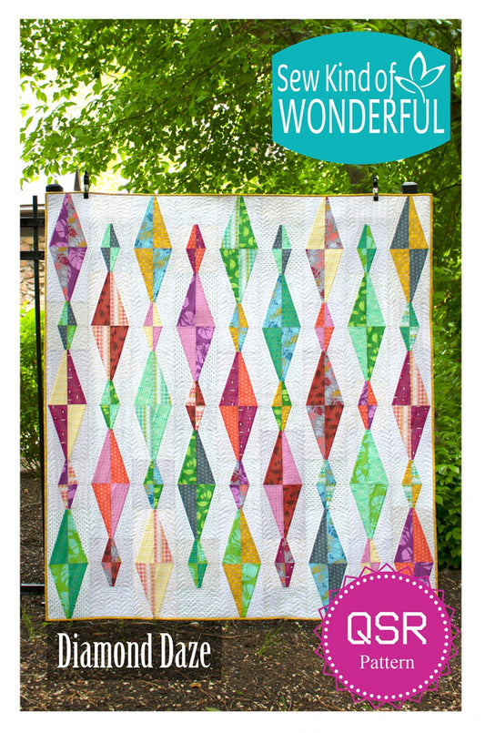 Diamond Daze Quilt Pattern by Sew Kind of Wonderful