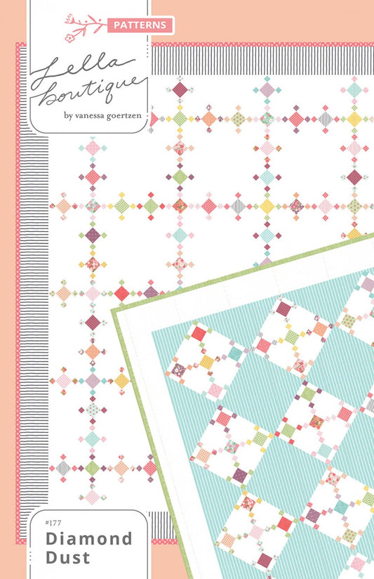Diamond Dust Quilt Pattern by Lella Boutique