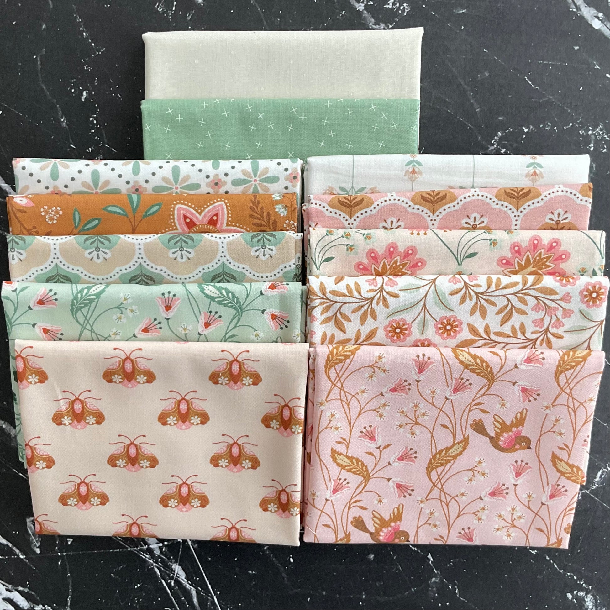 Diamond Lanterns Quilt Kit Featuring Vintage Charm