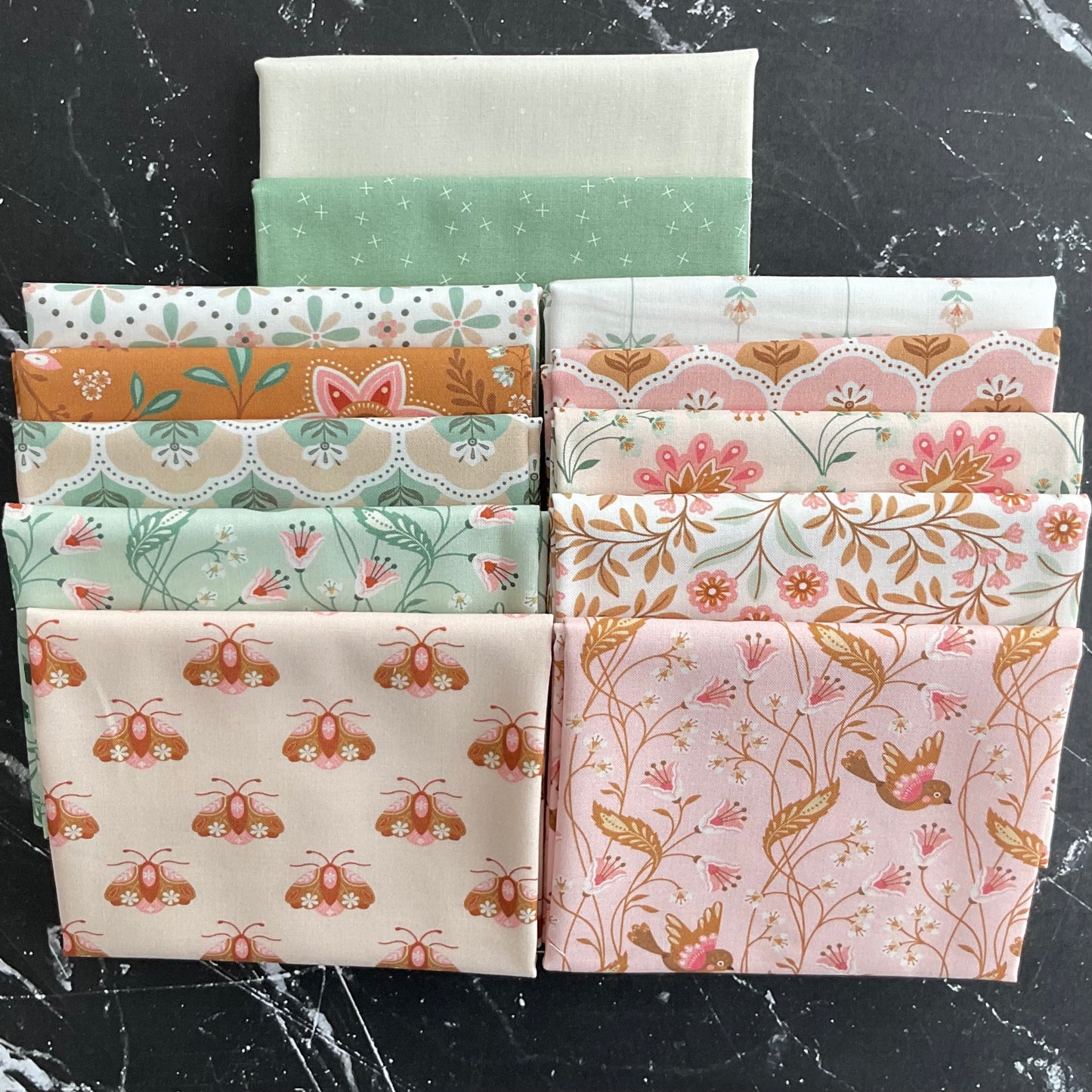 Diamond Lanterns Quilt Kit featuring Vintage Charm by Dots & Glory