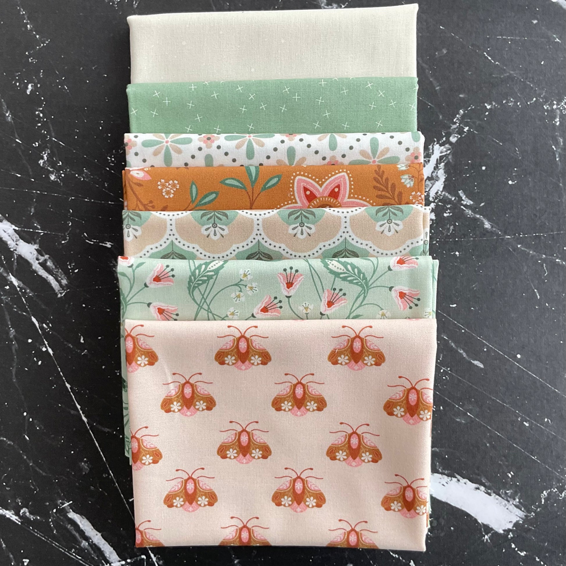 Diamond Lanterns Quilt Kit featuring Vintage Charm by Dots & Glory