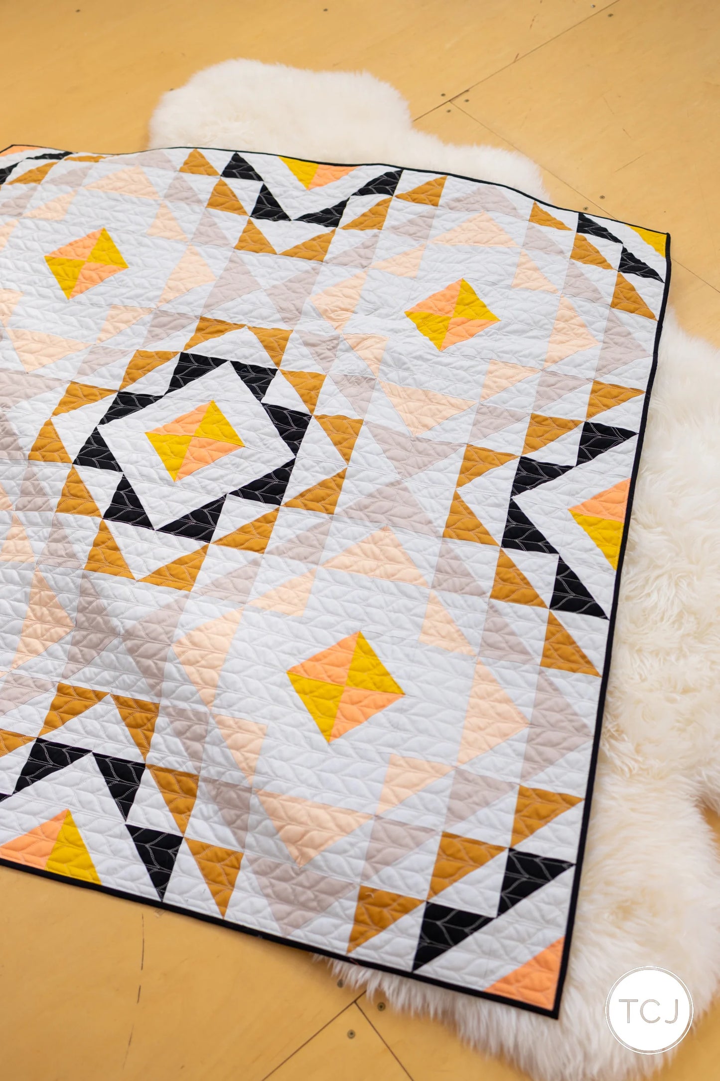 Diamond Ripples Quilt Pattern by Then Came June