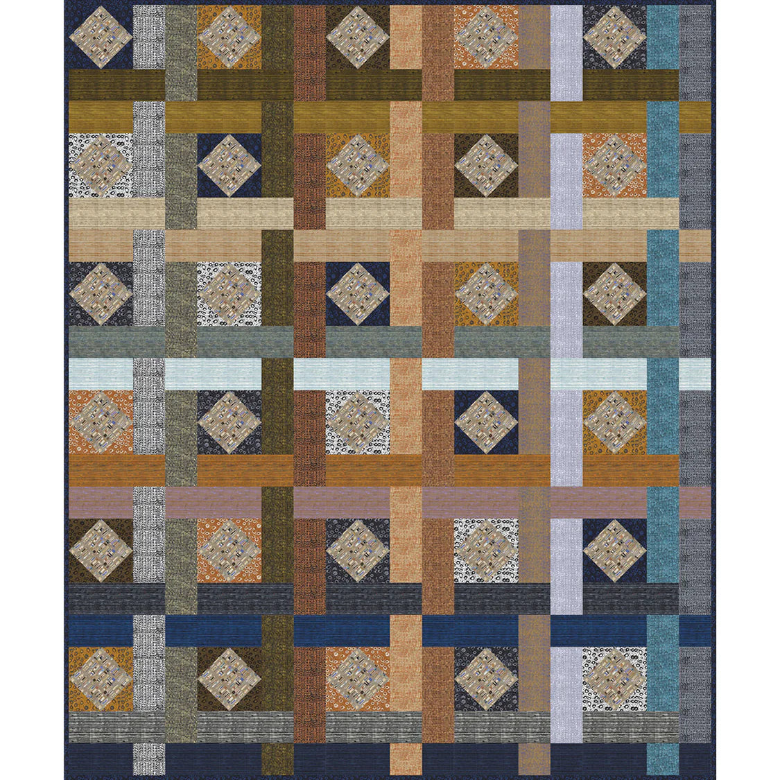 Diamond Weave Quilt Pattern by Tourmaline and Thyme Quilts