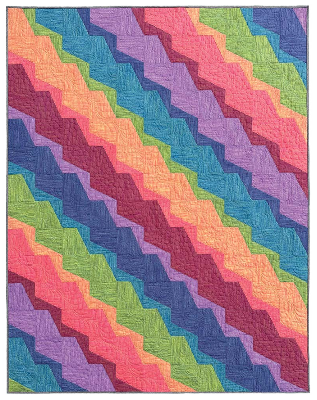 Ditto Quilt Kit featuring Space Dye Wovens by Figo Studios