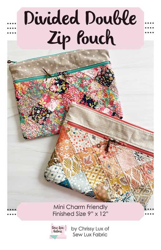 Divided Double Zip Pouch – Modern Quilt Co.