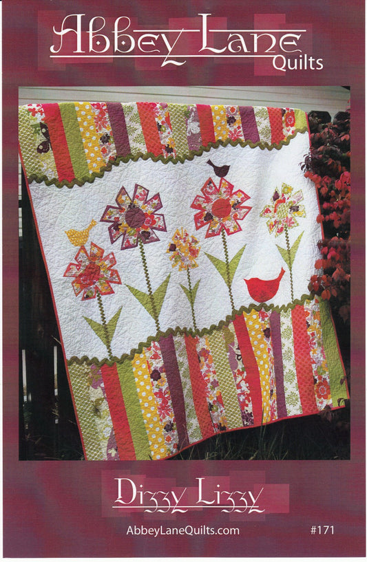Dizzy Lizzy Applique Quilt Pattern by Abbey Lane Quilts
