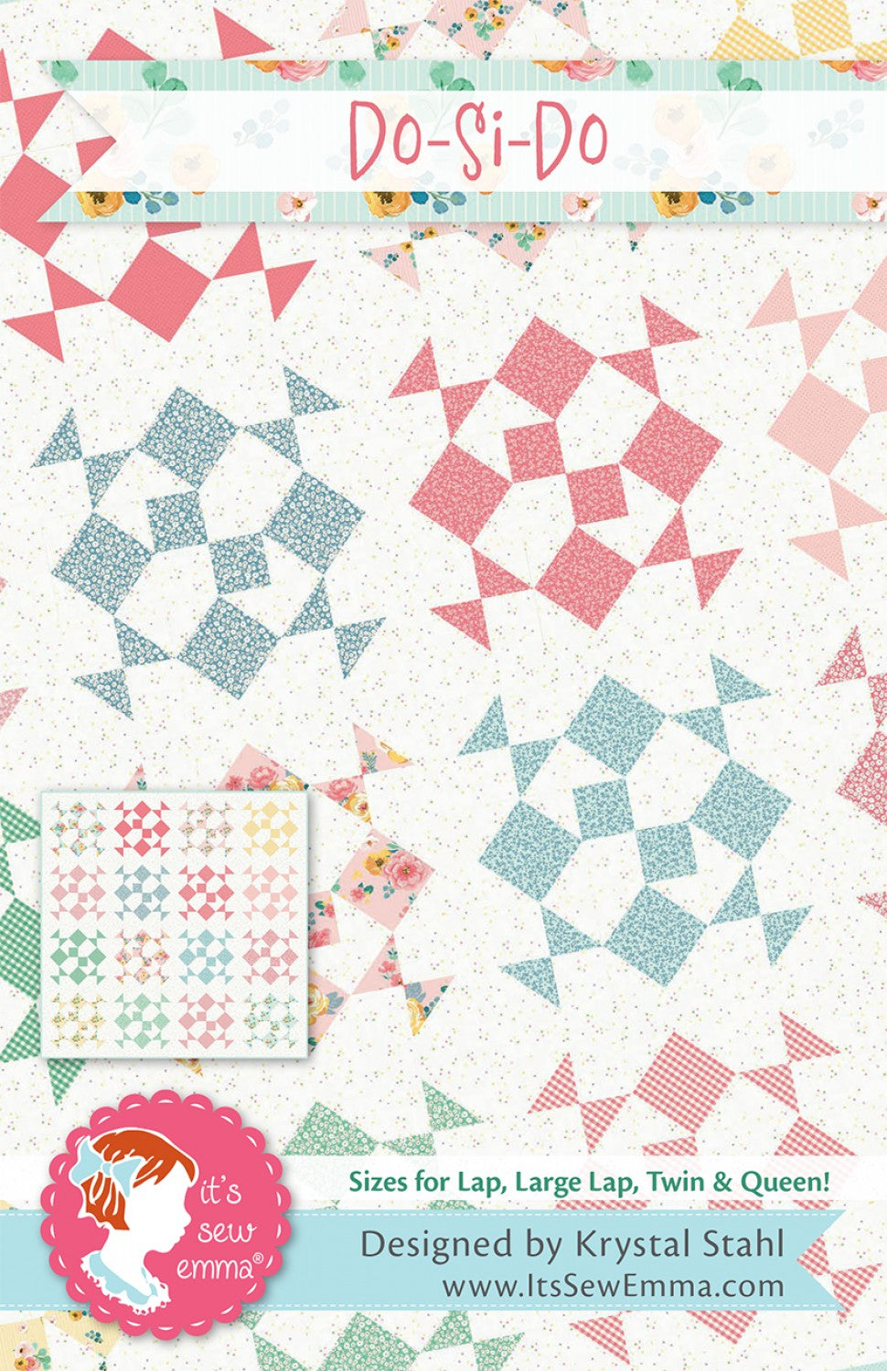 Do-Si-Do Quilt Pattern by It’s Sew Emma