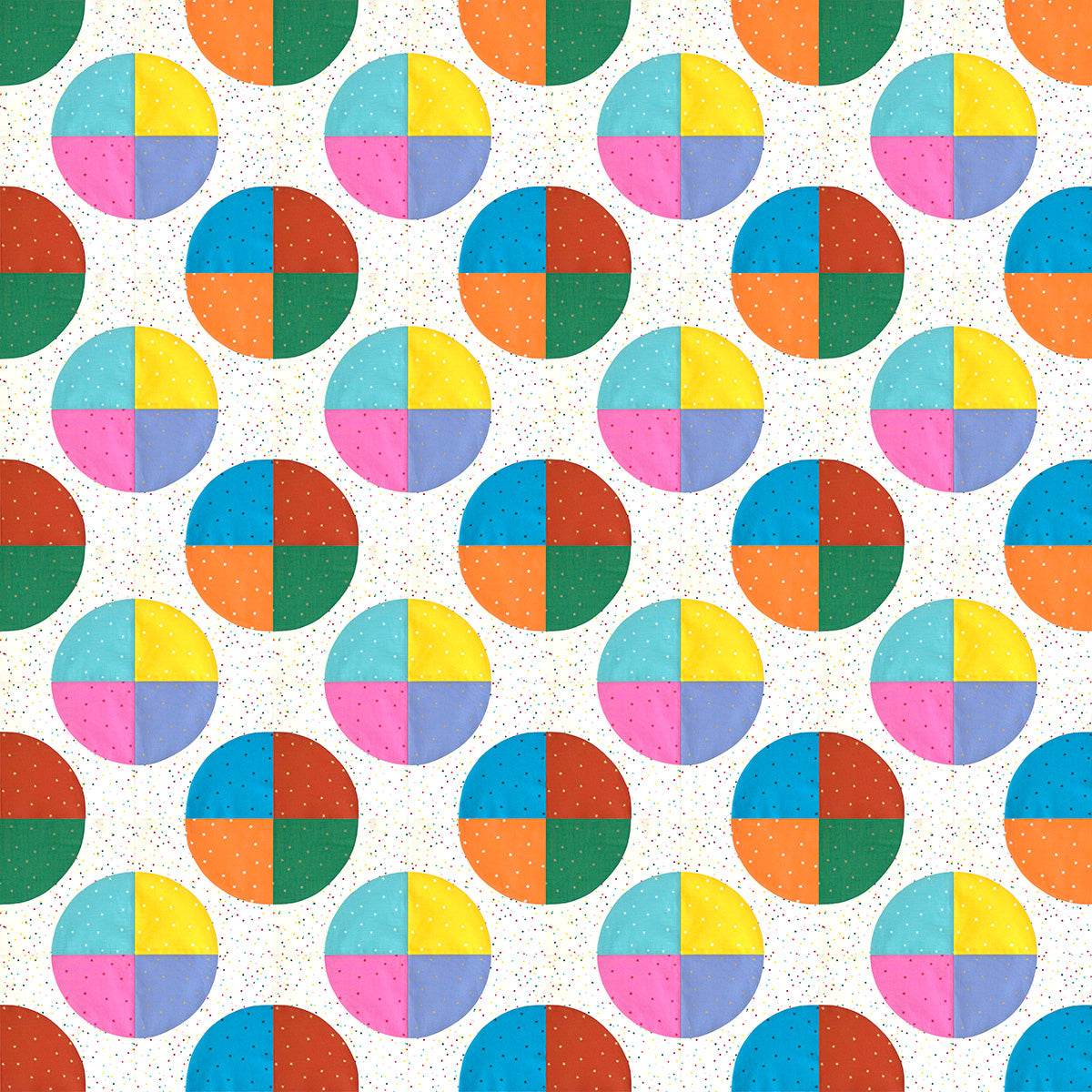 Dot Matrix Quilt Pattern by Holly Clarke Design
