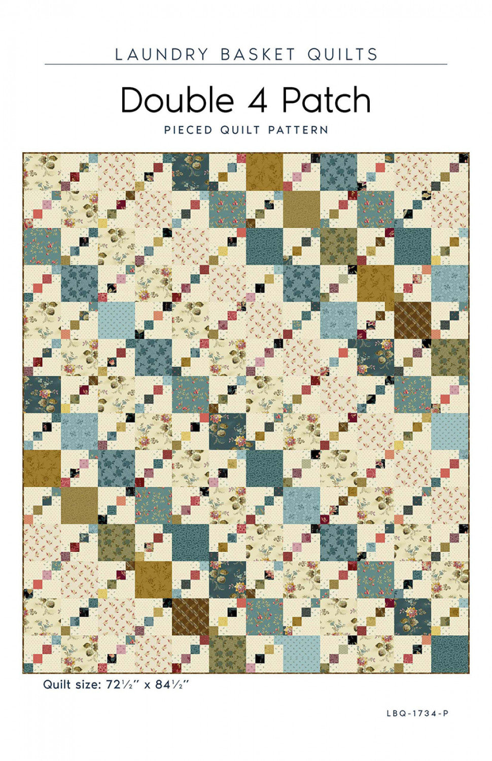 Double 4 Patch Quilt Pattern by Laundry Basket Quilts