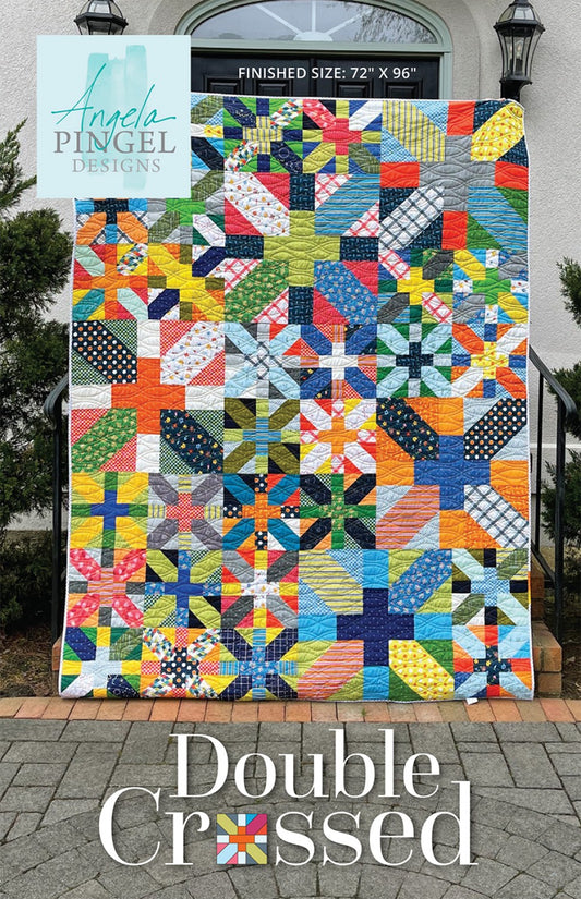 Double Crossed Quilt Pattern by Angela Pingle