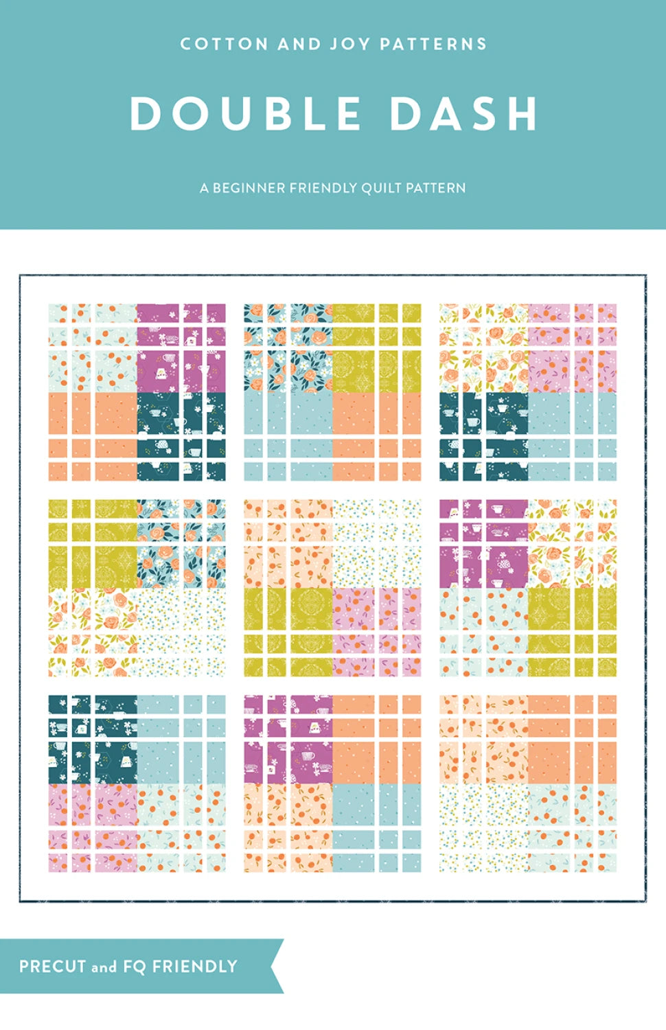 Double Dash Quilt Pattern by Cotton and Joy - Estimated arrival January 2026