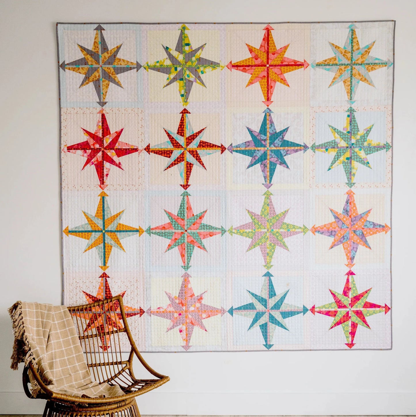 Double Starburst Quilt Pattern by Sew Kind of Wonderful