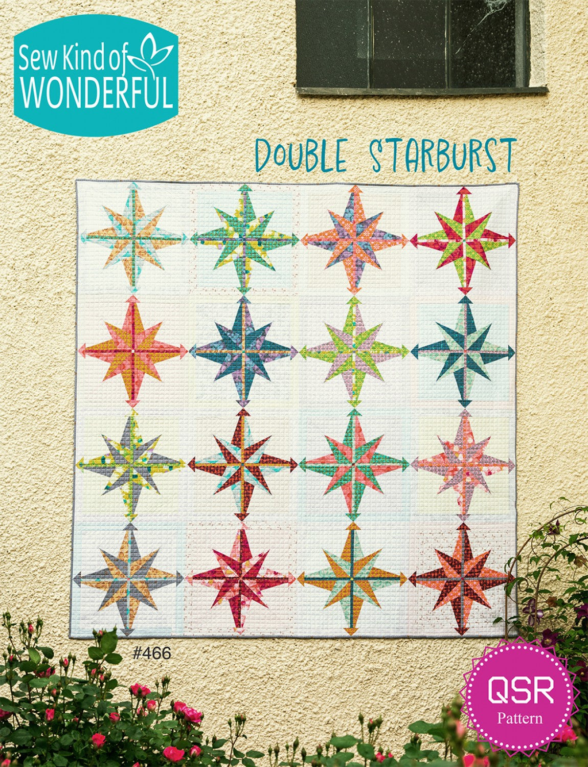 Double Starburst Quilt Pattern by Sew Kind of Wonderful