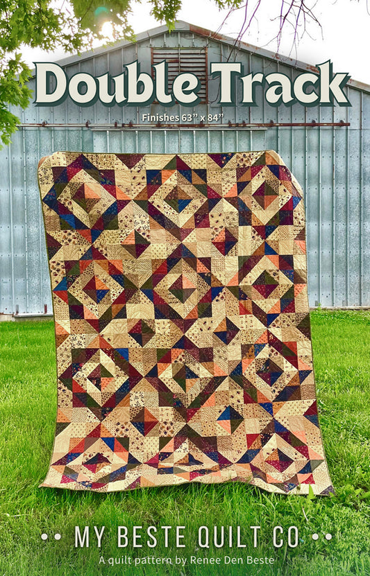 Double Track Quilt Pattern by My Beste Quilt Co.