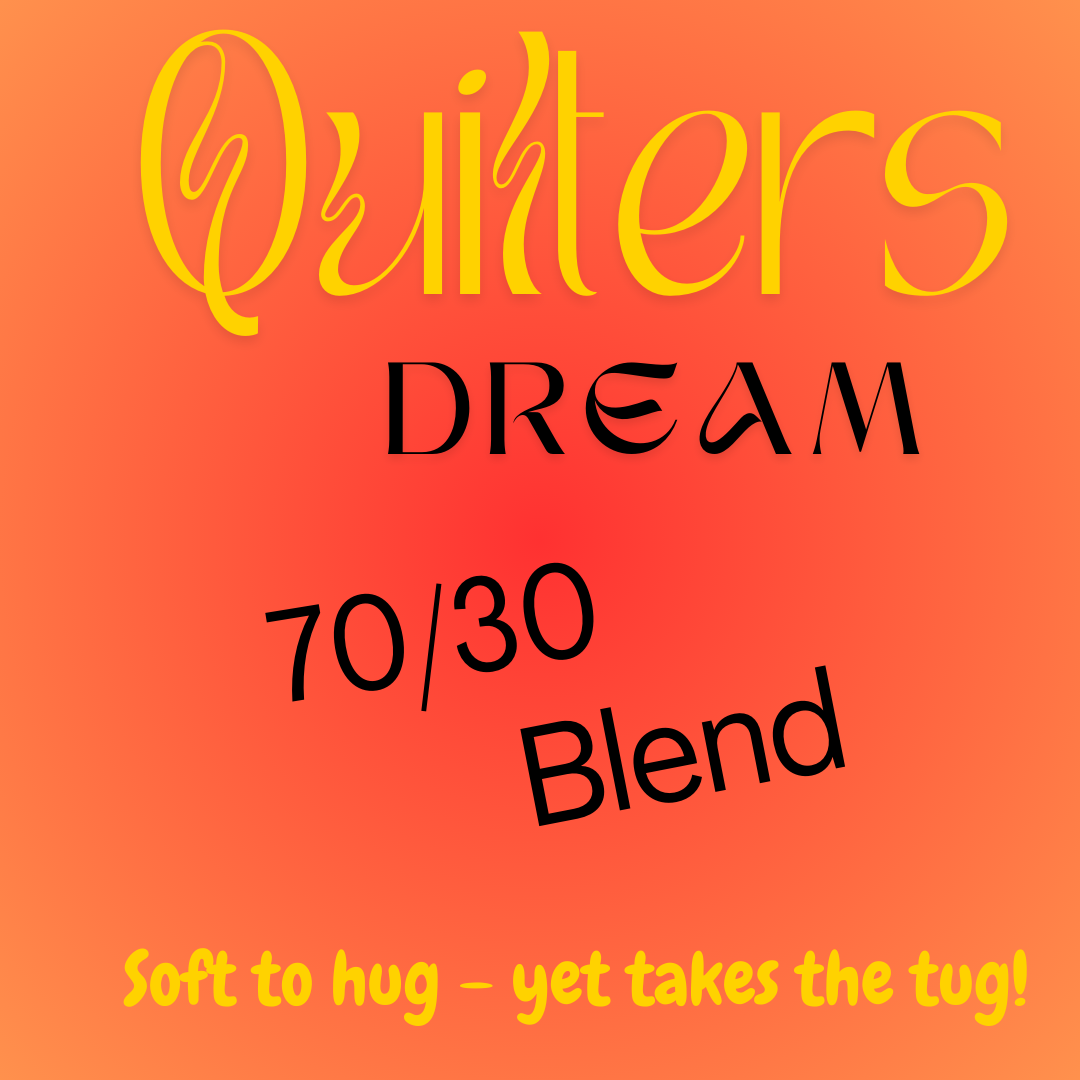 Quilters Dream - 70/30 Blend Select for Machines  -Midloft - Cases, Bolts & Rolls - Price Includes Shipping