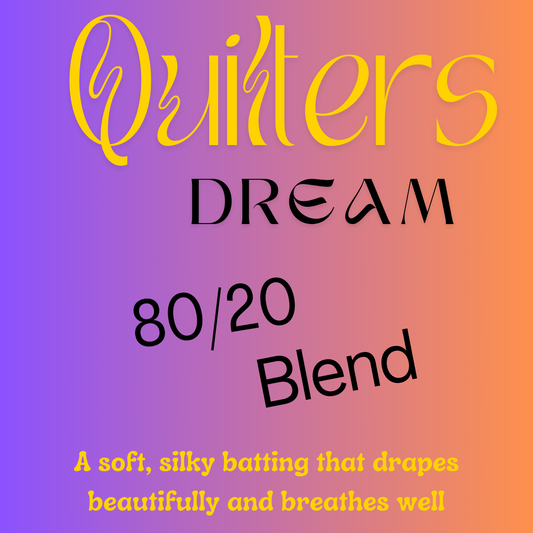 Quilters Dream - 80-20 Blend Select Batting - Midloft - Cases, Bolts & Rolls - Price Includes Shipping