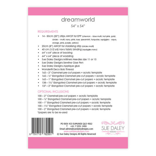 Dreamworld Quilt Pattern - Special Order