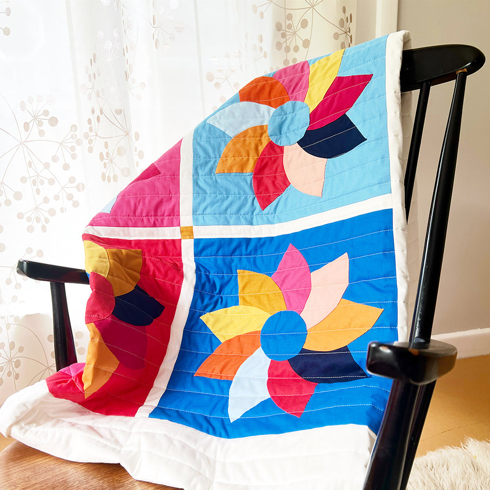 Dresden Swirl Quilt Pattern by Holly Clarke Design