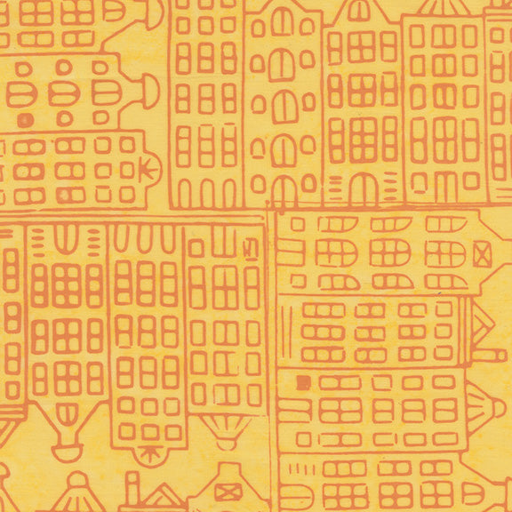 Dutch Days Batiks by Shayla Wolf of Sassafras Lane Designs - Amsterdam Pineapple 748Q-2