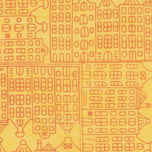 Dutch Days Batiks by Shayla Wolf of Sassafras Lane Designs - Amsterdam Pineapple 748Q-2