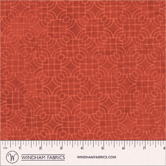 Dutch Days Batiks by Shayla Wolf of Sassafras Lane Designs - Floor Tile Cherry Bomb 752Q-1