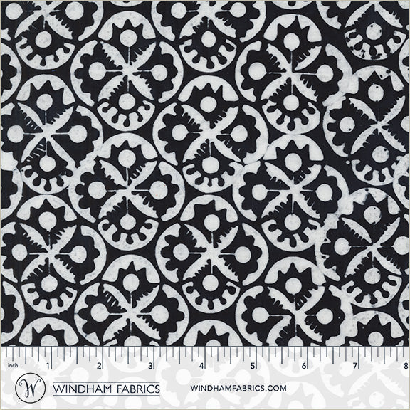 Dutch Days Batiks by Shayla Wolf of Sassafras Lane Designs - Flower Stamp Tuxedo 746Q-5