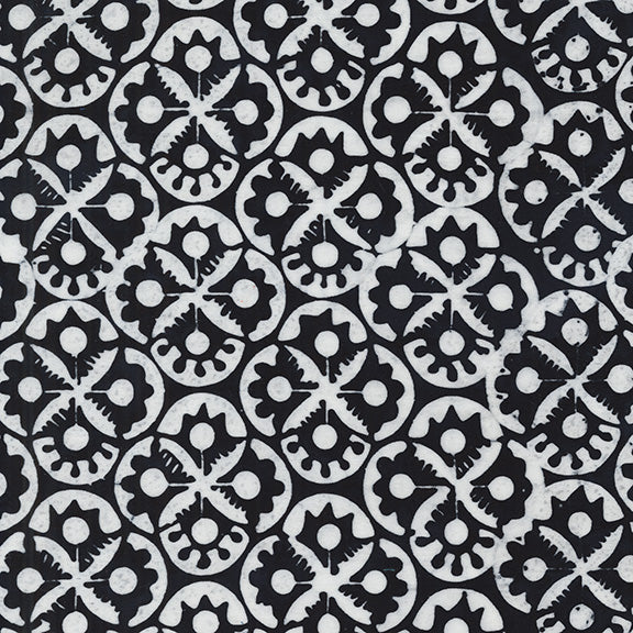 Dutch Days Batiks by Shayla Wolf of Sassafras Lane Designs - Flower Stamp Tuxedo 746Q-5