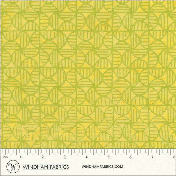 Dutch Days Batiks by Shayla Wolf of Sassafras Lane Designs - Hourglass Neon 755Q-1