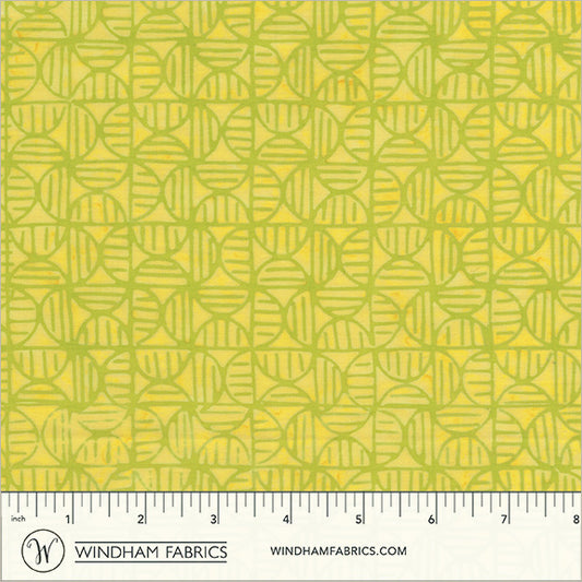 Dutch Days Batiks by Shayla Wolf of Sassafras Lane Designs - Hourglass Neon 755Q-1