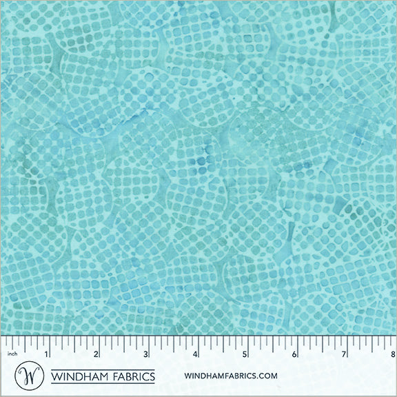 Dutch Days Batiks by Shayla Wolf of Sassafras Lane Designs - Stroopwafel Celeste 753Q-2