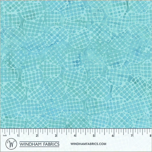 Dutch Days Batiks by Shayla Wolf of Sassafras Lane Designs - Stroopwafel Celeste 753Q-2