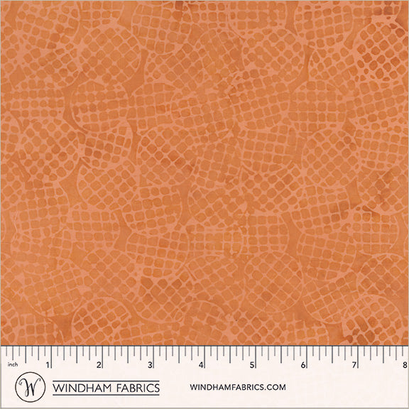 Dutch Days Batiks by Shayla Wolf of Sassafras Lane Designs - Stroopwafel Clementine 753Q-1