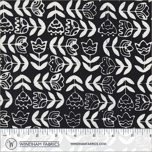Dutch Days Batiks by Shayla Wolf of Sassafras Lane Designs - Tulip Study Tuxedo 750Q-5