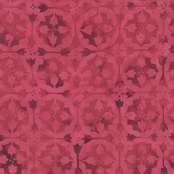 Dutch Days Batiks by Shayla Wolf of Sassafras Lane Designs - Tulip Tile Lipstick 747Q-21