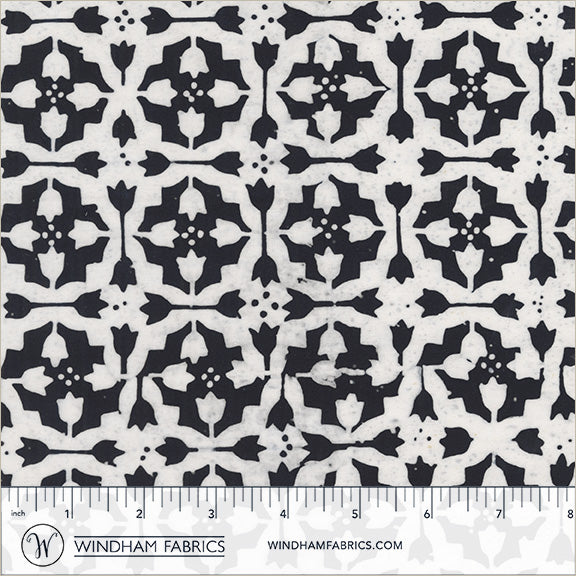 Dutch Days Batiks by Shayla Wolf of Sassafras Lane Designs - Tulip Tile Tuxedo 747Q-5
