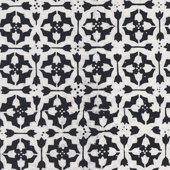 Dutch Days Batiks by Shayla Wolf of Sassafras Lane Designs - Tulip Tile Tuxedo 747Q-5