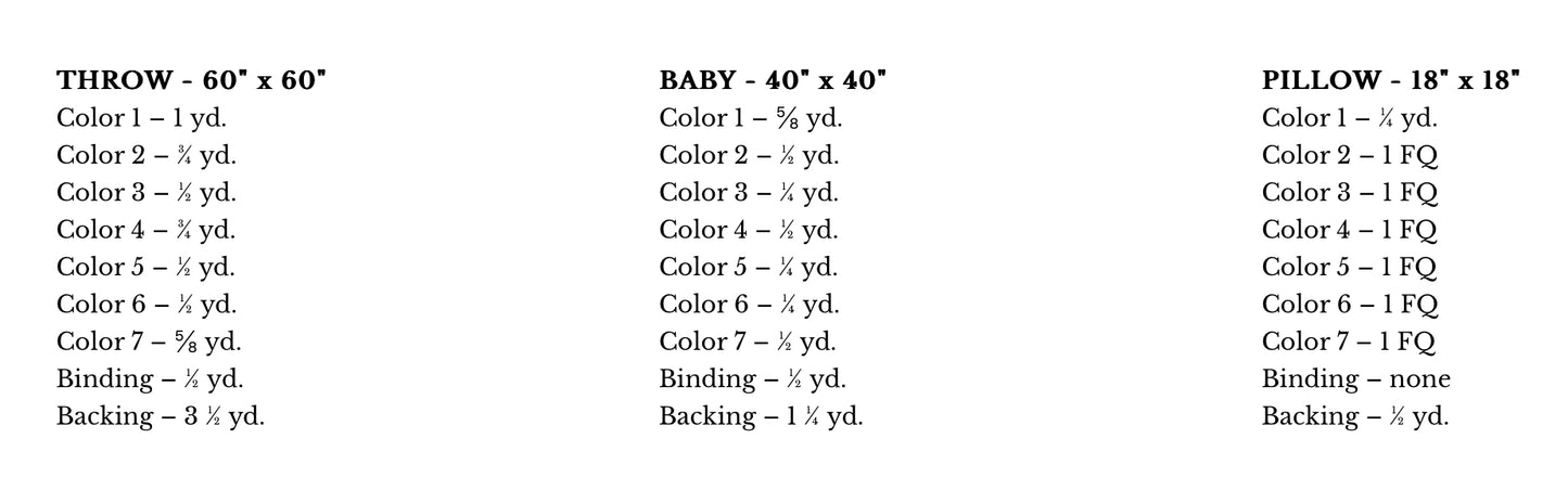 Duval Signature Pure Solids by Suzy Quilts : Sugar Pop Quilt Kit