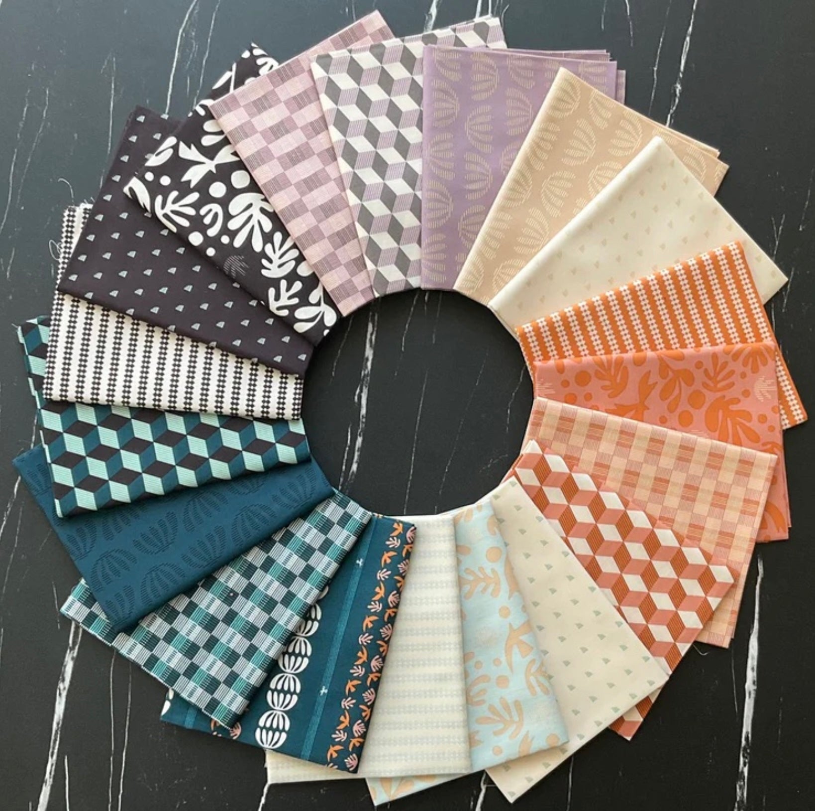 Duval by Suzy Quilts - Boho Birds Glacier DUV60205