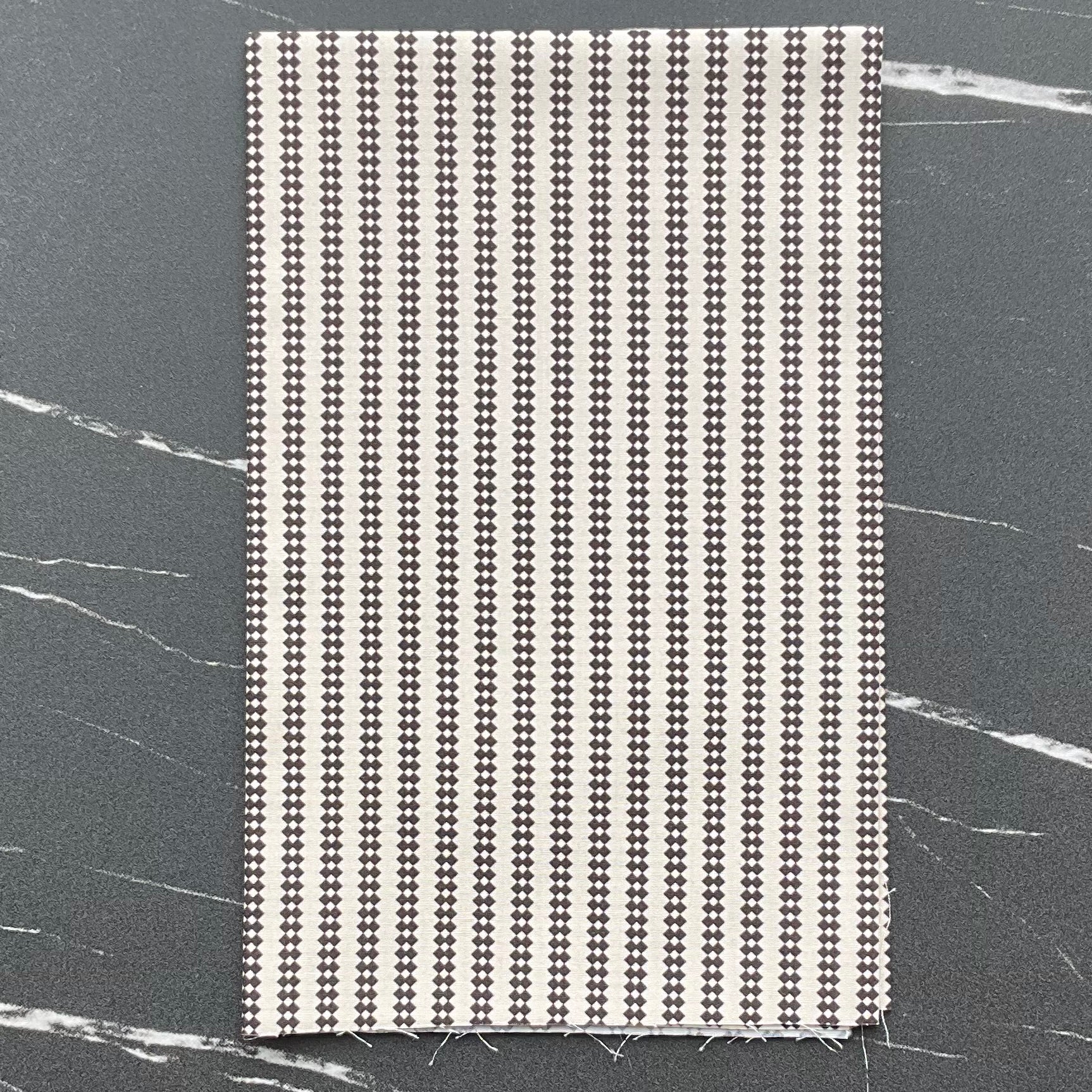 Duval by Suzy Quilts - Diamond Stripe Truffle DUV60300