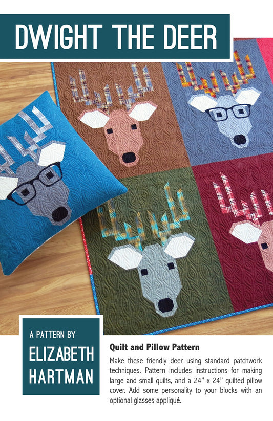 Dwight the Deer Quilt Pattern by Elizabeth Hartman